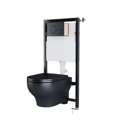 Bâti-support sol et mur pour WC suspendu autoportant, certifié NF, Silgo GoodHome