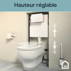 Bâti-support universel pour WC suspendu Olan GoodHome