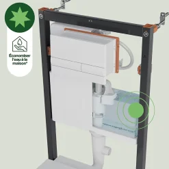 Bâti-support universel pour WC suspendu Olan GoodHome