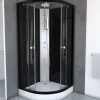 Cabine de douche 1/4 de cercle 85x85x225cm - NEBULA