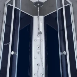 Cabine de douche 1/4 de cercle - 85x85x225cm - NIGHTY