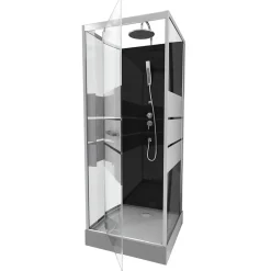 Cabine de douche carrée 70x70x225cm - SCRATCHY 70