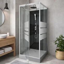Cabine de douche carrée 70x70x225cm - SCRATCHY 70