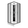 Cabine de douche d'angle hydromassante - L80 x l80 x H225 cm - KIVORA