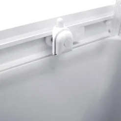 Cabine de douche l.80 x L.80 x H.200 cm – blanche, avec mitigeur et douchette, GoodHome Arkell