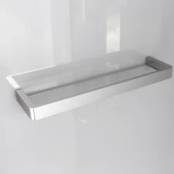 Cabine de douche l.90 x L.90 x H.220 cm – hydromassante, fond gris profilés chromés, traitement anticalcaire, GoodHome Beloya