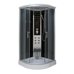 Cabine de douche LEDA 90x90x215 cm NOIR