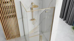 Cabine De Douche Rea Fargo 90X120 Gold