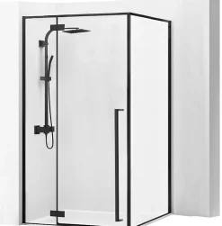 Cabine de douche REA Fargo Black 90x120 Black