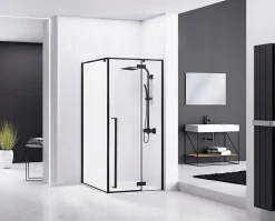 Cabine de douche REA Fargo Black 90x120 Black