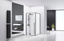 Cabine de douche REA Fargo Black 90x120 Black