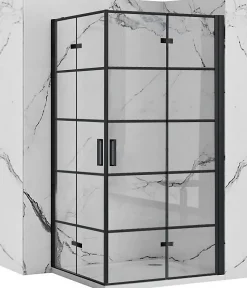 Cabine de douche REA Molier Double Black 80x80
