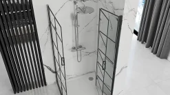Cabine de douche REA Molier Double Black 80x80