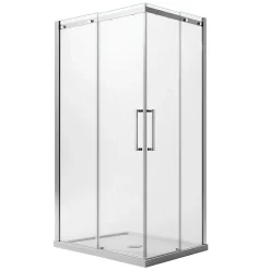 Cabine de douche Rectangulaire 90x110CM H200 Verre Transparent 8mm Gauche EasyClean Prime Corner