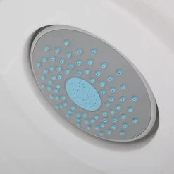 Cabine De Douche 90X90 Avec Hydromassage Et Bain De Vapeur Semi-Circulaire - Vesuvio