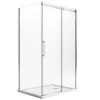 Cabine de douche 80x150CM H200 Verre Transparent 8mm Droite avec Easy-Clean mod. Prime Duo 1 Porte