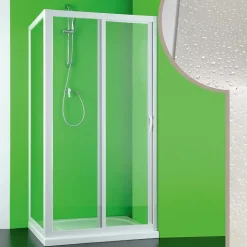 Cabine douche 75x110 CM en acrylique mod. Mercurio avec ouverture laterale
