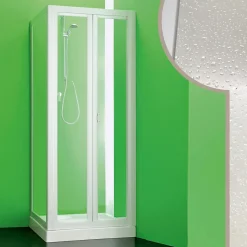 Cabine douche 70x70 CM en acrylique mod. Saturno avec ouverture pliante