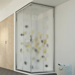 Cabine Douche 90x100 H198 Opaque mod. Evolution