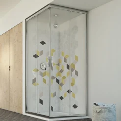 Cabine Douche 120x120 H198 Transparent mod. Evolution