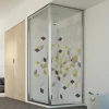 Cabine douche 80x90 Ouv. 90 CM 198 Transparent mod. Cristal Duo 1 Porte