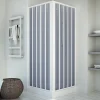 Cabine douche 80x100CM H185 en Plastique pvc modèle Energy avec l'ouverture centrale