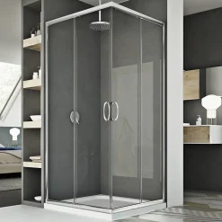 Cabine douche 70x90CM H185 transparent modèle junior