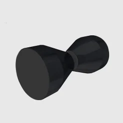 Cabine porte de douche d'angle MAYA-BLACK H180 cm, 80 x 120 cm, verre transparent - Saniverre
