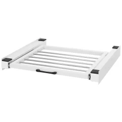 Cadre intermédiaire universel pour lave-linge avec porte-serviettes coulissante
