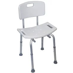 Chaise de douche avec dossier à hauteur réglable - VB540S Aidapt