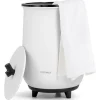 Chauffe-Serviettes Style Seau 23L, 3 Niveaux Chauffage 60-80Celsius & Minuterie 20-90min, Arrêt Automatique, Noir