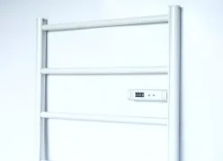 Chemin'Arte Sèche-Serviettes Blanc Design échelle 150cm - 250W - Thermostat électronique - Timer