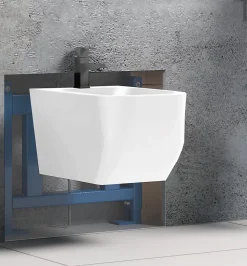 Châssis de bâti-support universal pour bidet suspendu complet de pieds supports réglables en acier inoxydable