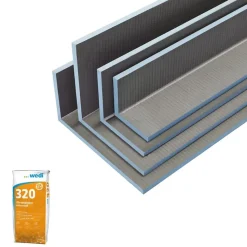 Coffre d'habillage WEDI Mensolo L 260 x 20 x 20 + colle 320