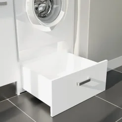 Coffre tiroir pour meuble lave-linge surélevé