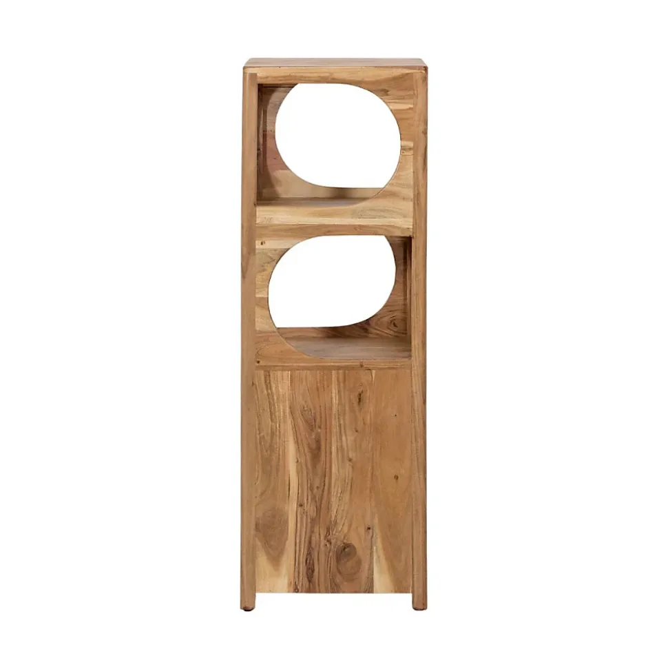Colonne 1 étagère en bois d'acacia Emyr