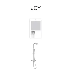 Colonne bain douche mécanique avec barre extensible SKY BATH chromé série JOY