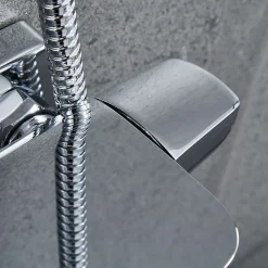 Colonne bain douche mécanique avec barre extensible SKY BATH chromé série JOY