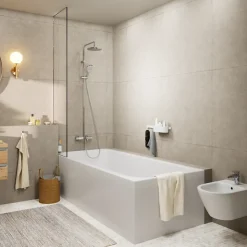 Colonne bain douche thermostatique HANSGROHE Vernis Blend 200 chromé