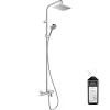 Colonne bain douche thermostatique HANSGROHE Vernis Shape 230 chromé + nettoyant Briochin