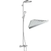 Colonne bain douche thermostatique HANSGROHE Crometta S 240 chromé + tablette Addstoris