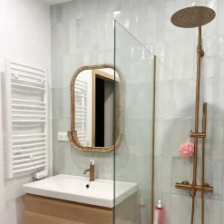 Colonne bain-douche thermostatique cuivre brossé Essebagno luisa II 250