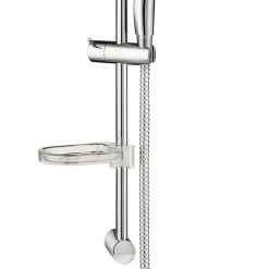 Colonne Barre de douche chromee entraxe reglable 70 cm douchette monojet mobile