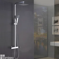Colonne de Douche Anti-Calcaire Chrome IMEX FIYI BDF016