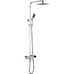 Colonne de Douche et Baignoire Anti-Calcaire Chrome IMEX FIYI BDF016-B