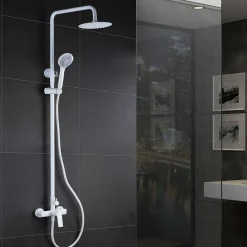 Colonne de Douche Anti-Calcaire Chrome IMEX LUXOR BDX023/BL