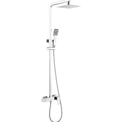 Colonne de Douche Anti-Calcaire Chrome IMEX PISA BDP048