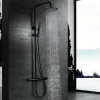Colonne de Douche Anti-Calcaire Noir Mat IMEX DINAMARCA BDR031/NG