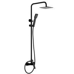 Colonne de Douche Anti-Calcaire Noir Mat IMEX ART BDAR025/NG