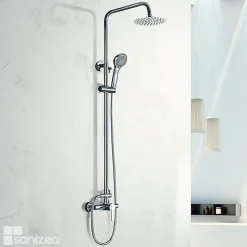 Colonne de Douche Anti-Calcaire Chrome IMEX ROMA BDR001
